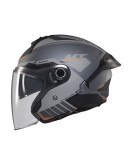 Casca open face motociclete MT Cosmo SV C2 - Gri mat