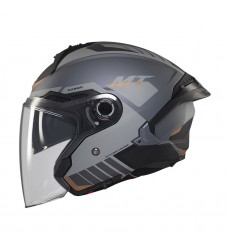 Casca open face motociclete MT Cosmo SV C2 - Gri mat