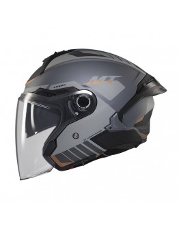 Casca open face motociclete MT Cosmo SV C2 - Gri mat