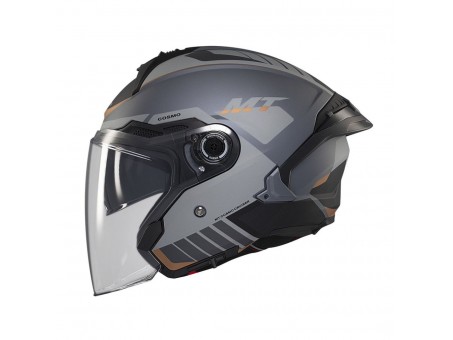 Casca open face motociclete MT Cosmo SV C2 - Gri mat