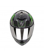 Casca integrala SCORPION EXO-1400 EVO II CARBON AIR MIRAGE - Negru/Verde