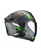 Casca integrala SCORPION EXO-1400 EVO II CARBON AIR MIRAGE - Negru/Verde