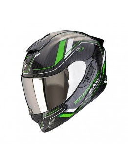 Casca integrala SCORPION EXO-1400 EVO II CARBON AIR MIRAGE - Negru/Verde