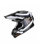 Casca cross-enduro SCORPION EXO VX-16 EVO AIR TUB - Negru/Auriu