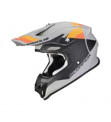 Casca cross-enduro SCORPION EXO VX-16 EVO AIR SPECTRUM - Gri mat/Portocaliu