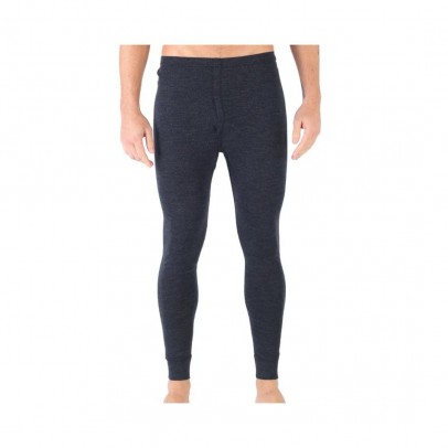 Pantaloni Termoactivi pentru Bărbați Woolona Atlas 100% Lână Merino - Gri