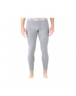 Pantaloni Barbati Termoactivi Woolona Patch 100% Lână Merino - Gri