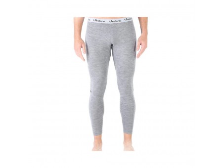 Pantaloni Barbati Termoactivi Woolona Patch 100% Lână Merino - Gri