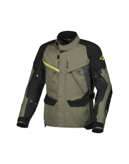 Geaca textil impermeabila touring/adventure MACNA MUNDIAL - verde/negru