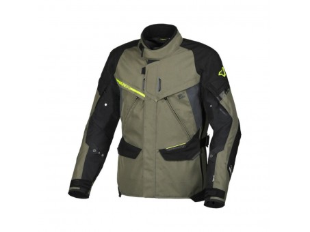 Geaca textil impermeabila touring/adventure MACNA MUNDIAL - verde/negru