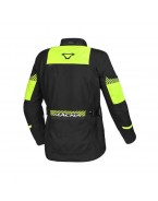 Geaca textil impermeabila touring/adventure MACNA ASPIRE - Negru/Galben fluo