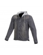 Geaca denim de vara MACNA WESTCOAST - Gri deschis