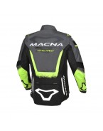 Geaca enduro/adventure MACNA LANDMARK - Negru/Gri deschis/Galben fluo