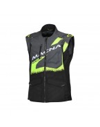 Geaca enduro/adventure MACNA LANDMARK - Negru/Gri deschis/Galben fluo