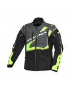 Geaca enduro/adventure MACNA LANDMARK - Negru/Gri deschis/Galben fluo