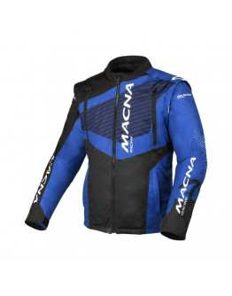 Geaca enduro/adventure MACNA CREST - negru/albastru