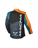 Geaca enduro/adventure MACNA CREST - gri/portocaliu