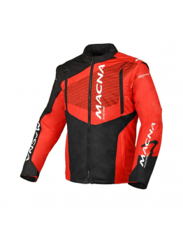 Geaca enduro/adventure MACNA CREST - negru/rosu