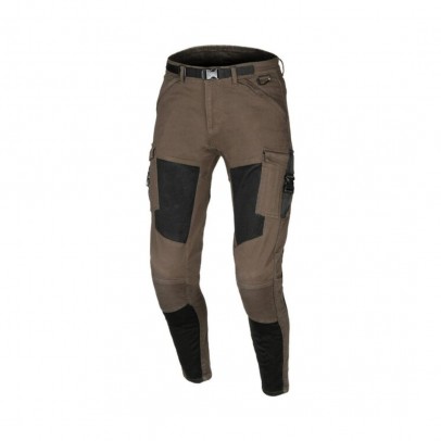 Pantaloni moto de vara MACNA BOMBAR - maro/negru