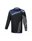 Tricou cross-enduro MACNA BACKYARD-1 - Negru/Albastru/Gri