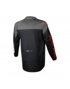 Tricou cross-enduro MACNA BACKYARD-1 - Negru/Gri/Alb