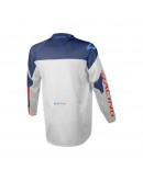 Tricou cross-enduro MACNA BACKYARD-1 - Alb/Albastru/Rosu