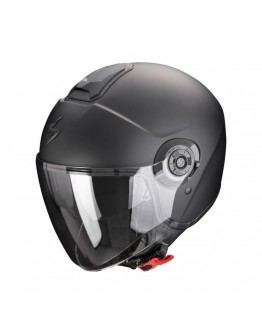 Casca open face/jet SCORPION EXO CITY II SOLID - Negru Mat