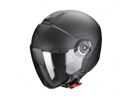 Casca open face/jet SCORPION EXO CITY II SOLID - Negru Mat