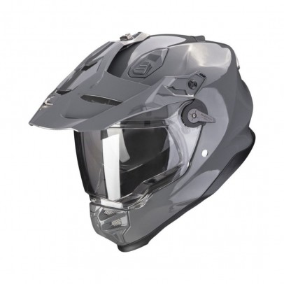 Casca enduro/adventure SCORPION ADF-9000 AIR SOLID - Gri Ciment