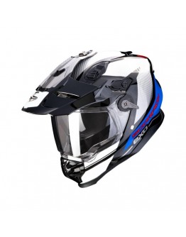 Casca enduro/adventure SCORPION ADF-9000 AIR TRAIL - Negru/Albastru/Alb