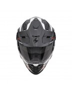 Casca enduro/adventure SCORPION ADF-9000 AIR FEAT - Alb mat/Negru/Rosu