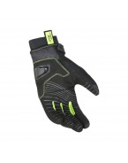 Manusi moto impermeabile MACNA ATTILA RTX - Negru/Galben fluo