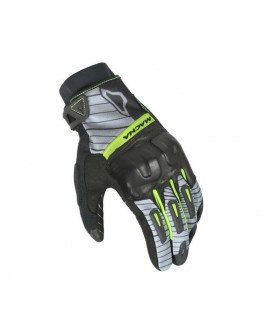 Manusi moto impermeabile MACNA ATTILA RTX - Negru/Galben fluo