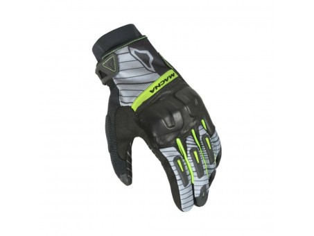 Manusi moto impermeabile MACNA ATTILA RTX - Negru/Galben fluo