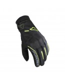 Manusi moto impermeabile MACNA CREW RTX - Negru/Galben fluo