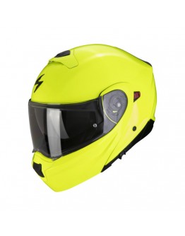 Casca moto flip-up SCORPION EXO 930 EVO HI VIZ - Galben fluo