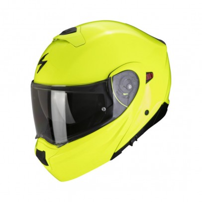 Casca moto flip-up SCORPION EXO 930 EVO HI VIZ - Galben fluo