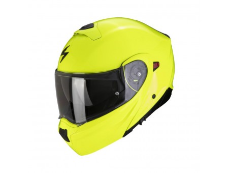 Casca moto flip-up SCORPION EXO 930 EVO HI VIZ - Galben fluo