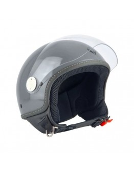 Casca open face (demi-jet) Max Helmets model DJ06 LS 7.9 - Gri mat (GTS) - 100% MADE IN ITALY