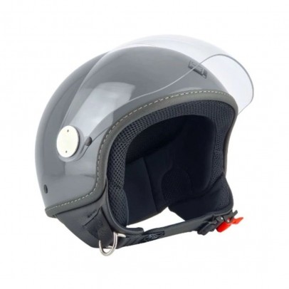 Casca open face (demi-jet) Max Helmets model DJ06 LS 7.9 - Gri mat (GTS) – 100% MADE IN ITALY