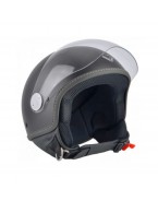 Casca open face (demi-jet) Max Helmets model DJ06 LS 7.9 (FLS) - Negru mat (00S) – 100% MADE IN ITALY