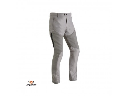 Pantaloni moto barbati Racing Ixon vara Fresh MS - Greige (gri)