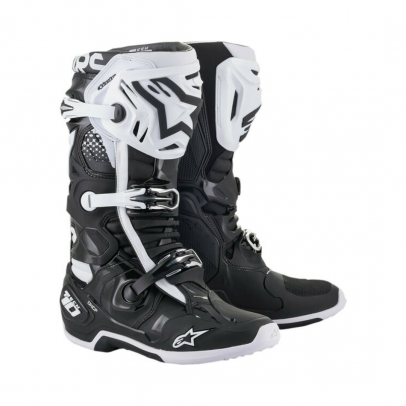 Cizme cross-enduro Alpinestars TECH 10 BOOT  - Negru/Alb