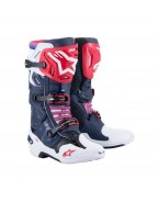 Cizme cross-enduro Alpinestars TECH 10 SUPERVENTED BOOT - Albastru/Alb/Rosu