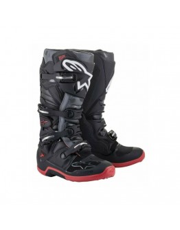 Cizme cross-enduro ALPINESTARS TECH 7 BOOT - Negru/Gri/Rosu