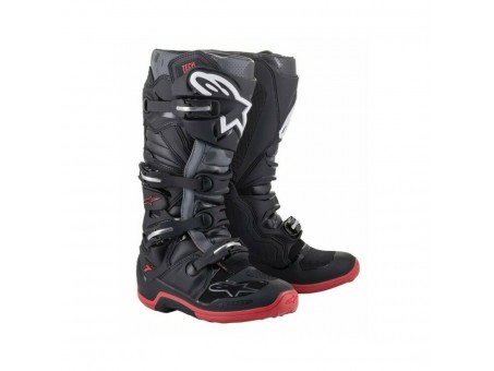 Cizme cross-enduro ALPINESTARS TECH 7 BOOT - Negru/Gri/Rosu