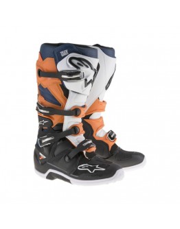 Cizme cross-enduro ALPINESTARS TECH 7 BOOT - Negru/Portocaliu