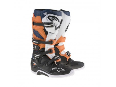 Cizme cross-enduro ALPINESTARS TECH 7 BOOT - Negru/Portocaliu