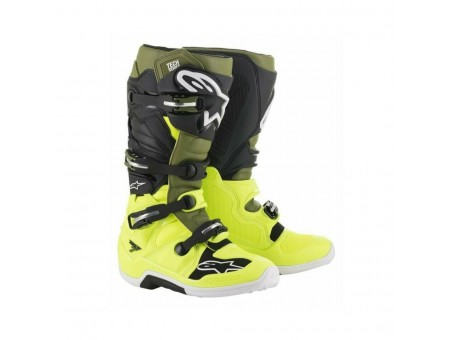 Cizme cross-enduro ALPINESTARS TECH 7 BOOT - Negru/Galben