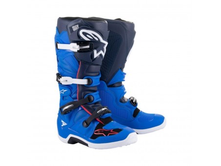 Cizme cross-enduro ALPINESTARS TECH 7 BOOT - Albastru inchis/Albastru deschis